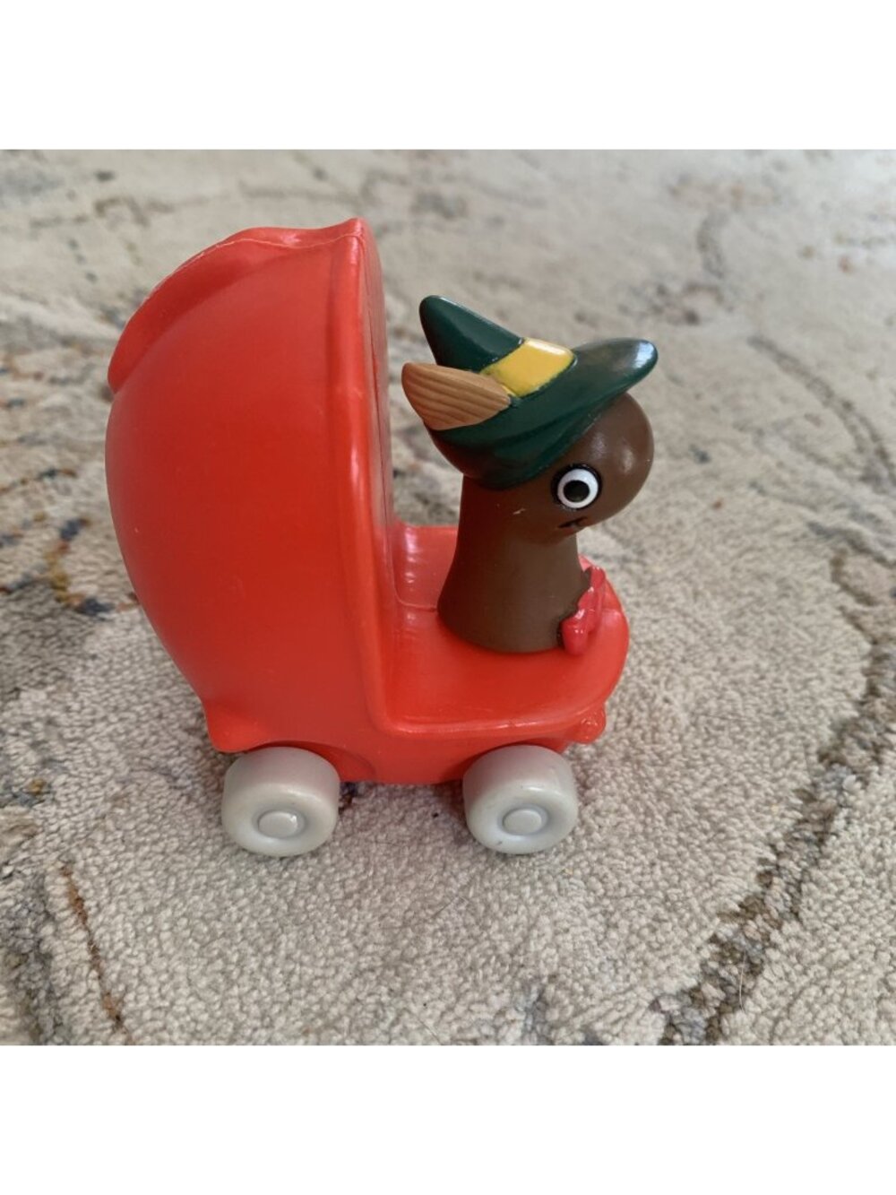 Richard Scarry Lowly Worm In An Apple Car Vintage 1995 Busytown